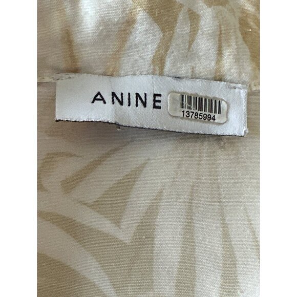 Anine Bing Austin Top in Yellow Small Womens Blouse Button Down - Picture 10 of 16